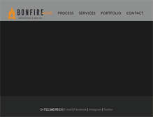 Tablet Screenshot of bonfirewebco.com
